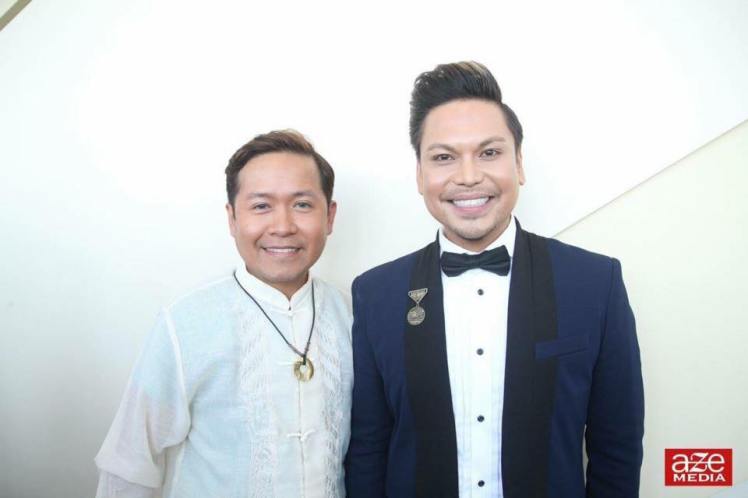 with Marc Anthony Nicolas (Emmy Award Winning Producer of the Talk- Hit TV Talk Show in Hollywood). Photo Credit: Andy Edralin